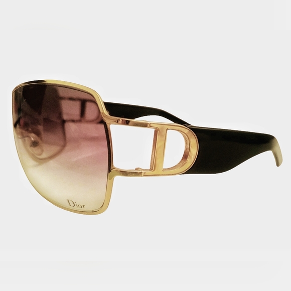 RARE VINTAGE Dior Sunglasses in beautiful condition with box and dust cloth - Picture 4 of 5